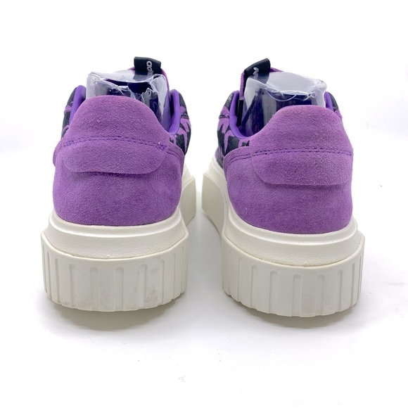 Adidas Originals Hypersleek 2" Platform Leather Sneakers Color Purple SZ 8.5 - Picture 6 of 12